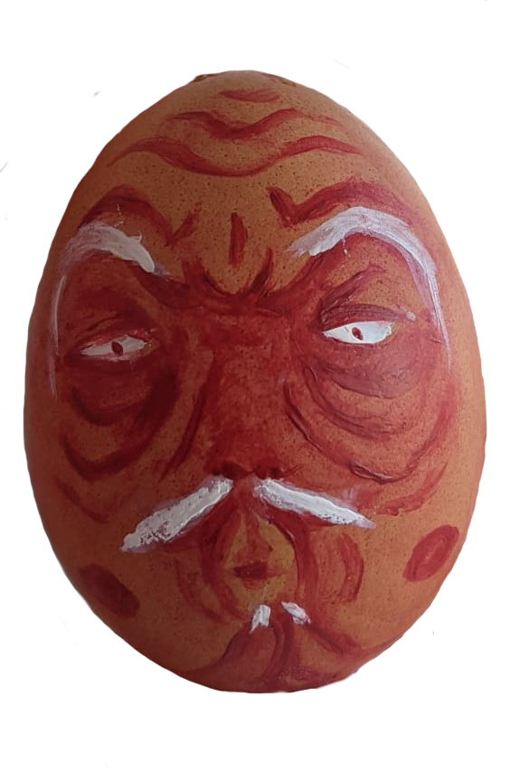 painted easter egg